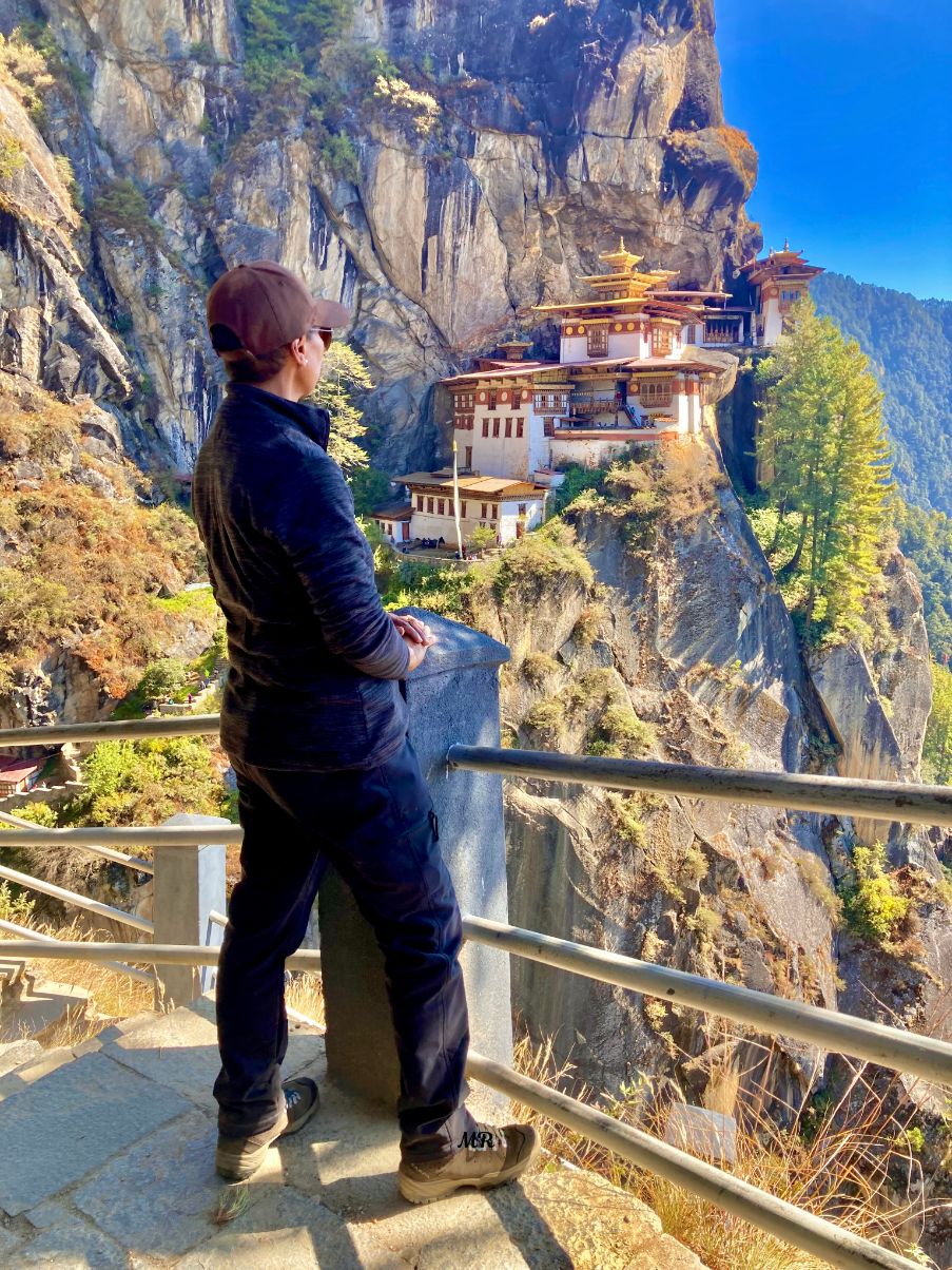 Suspended high above the valley, Tiger’s Nest